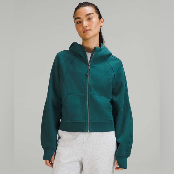Lululemon Scuba Oversized Full Zip Hoodie “Green Jasper” NWT - Picture 8 of 9